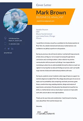 CV Example 1 CV Example 1