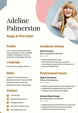 CV Example 1